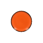 Тарелка Lea круглая D=210 мм., плоская, фарфор, оранжевый RAK LENNPR21OR