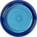 Тарелка мелкая «Фридом Блю»; фарфор; D=260мм; белый, голуб. Steelite 1606 0122