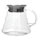 Чайник «Идзуми» с силик.прокладкой термост.стекло; 650мл; D=12,H=12.5см Prohotel CP031B