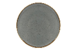 Тарелка для пиццы DARK GREY фарфор, d 280 мм, серый Porland 162928 темно-серый