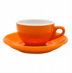 Чайная пара Barista  180 мл, оранжевый цвет, P.L. Proff Cuisine  (кор= 48 шт)