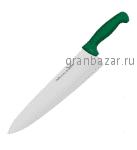Нож поварской «Проотель» сталь нерж.,пластик; L=43.5/28.5,B=6.5см; металлич.,зелен. Prohotel AS00301-06Gr