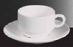 Чашка круглая, штабелируемая, 220мл, фарфор, молочно-белый SandStone Porcelain CS0875