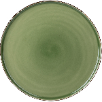Тарелка «Сейдж»; фарфор; D=270мм; зелен., бронз. Kunstwerk HL374420