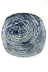 Тарелка квадратная VORTEX фарфор, 250x250 мм, h 25 мм, синий Porland 184425 VORTEX