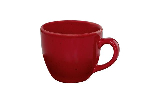 Чашка кофейная RED фарфор, 90 мл, d 65 мм, h 53 мм, красный Porland 312109 красный