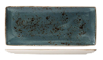 Блюдо прямоугольное «Крафт»; фарфор; L=37,B=16см; синий Steelite 1130 0552