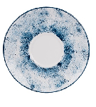 Блюдце с декором «Аида»; фарфор; D=160мм; белый, синий Lubiana 0451 7354