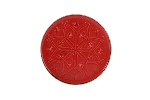 Тарелка RED CHRISTINA фарфор, d 210 мм, h 9 мм, красный Porland 18CR21 красный
