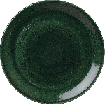 Тарелка мелкая «Визувиус Бёрнт Эмералд»; фарфор; D=300мм, H=20мм; зелен. Steelite 1203 0565