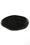 Тарелка волнообразная BLACK MOSS фарфор, d 320 мм, h 20 мм, черный Porland 116432 BLACK MOSS