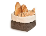 Корзина для хлеба 100% хлопок, 230x110x85 мм, цвет серо-коричневый COMAS 6568