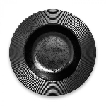 Тарелка Edge круглая D=310 мм., глубокая, фарфор, цвет черный RAK EDDP31