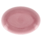 Тарелка Vintage овальная  360х270 мм., плоская, фарфор, цвет розовый RAK VNNNOP36PK