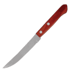 Нож д/стейка с дерев.ручкой (3шт); сталь нерж.; L=228/115,B=7мм; металлич. Tramontina 21100/475