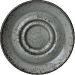 Блюдце «Урбан»; фарфор; D=110мм; серый Steelite 1208 0165