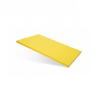 Доска разделочная прямоугольная, 600х400 h=15мм., пластик, цвет желтый, GERUS CB604015Y