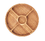 Менажница круглая 5 секций; дуб; D=250, H=25мм; деревян. PPwood Q526O-06N