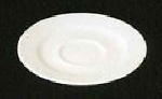 Блюдце круглое d=110 мм, фарфор, молочно-белый SandStone Porcelain CS4693