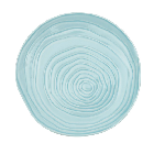 Тарелка мелкая; фарфор; D=165мм; голуб. Pillivuyt 213016BR1