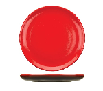 Тарелка с бортом "Кармин";керамика;D=200,H=25мм;красный,черный Dymov 176408