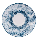 Блюдце с декором «Аида»; фарфор; D=120мм; белый, синий Lubiana 0491 7354