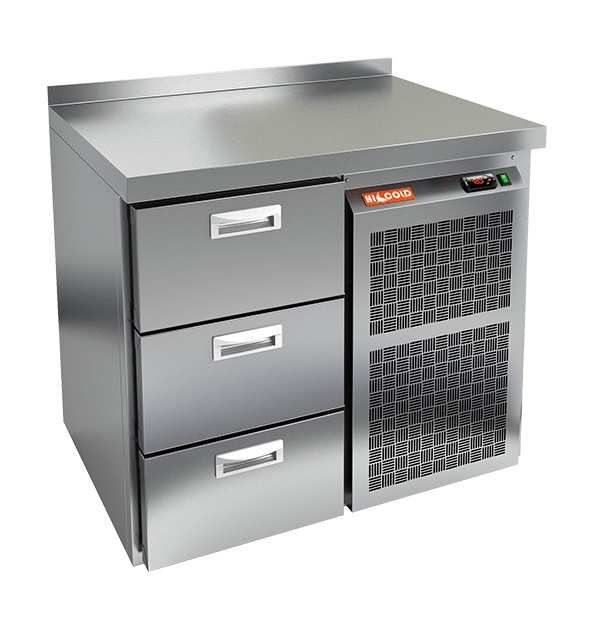 Стол холодильный HICOLD GN 3 BR2 TN