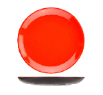 Тарелка плоская б/полей "Кармин";керамика;D=210мм;красный,черный Dymov 53408