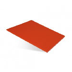 Доска разделочная 400х300х12 красная пластик Luxstahl