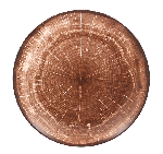 Тарелка WoodArt "Coupe" круглая d=270 мм., плоская, фарфор, цвет тёмно-коричневый RAK WDNNPR27OB