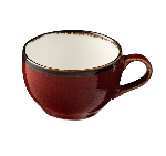 Чашка чайная «Джаспер»; фарфор; 120мл; белый,красный KunstWerk T8601577/C