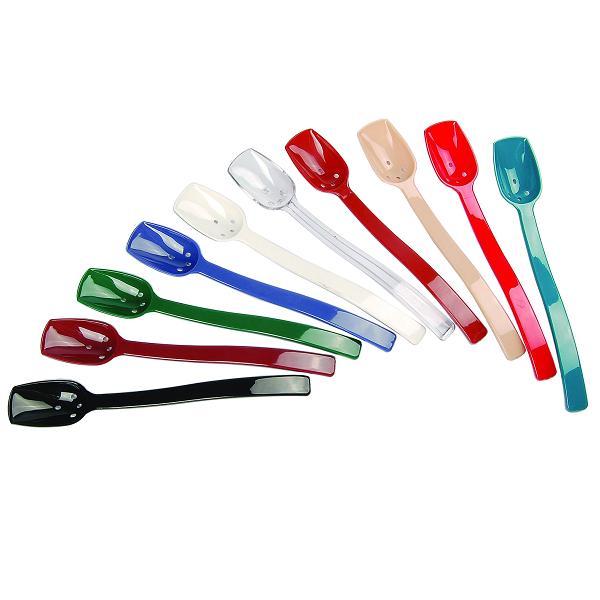 Ложка гарнирная Jiwins перфорированная 26см, п/к, прозрачная Maco P-004-CL