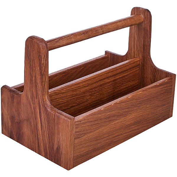 Ящик для кондиментов; дуб; H=17, 9, L=25, B=15, 3см; коричнев. PPwood Q819O-00N
