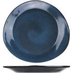 Тарелка «Млечный путь голубой»; фарфор; L=280, B=250, 50мм; голуб., черный Борисовская Керамика ФРФ88804764
