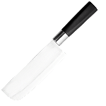 Нож кухонный «Токио» двусторонняя заточка сталь нерж.,пластик; ,L=295/165,B=50мм Sekiryu SRP200