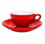 Чайная пара Barista  180 мл, красный цвет, P.L. Proff Cuisine  (кор= 48 шт)