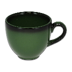 Чашка Lea круглая (90 мл) 9 Cl., фарфор, зеленый RAK LECLCU09DG