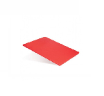Доска разделочная прямоугольная, 600х400 h=15мм., пластик, цвет красный, GERUS CB604015R