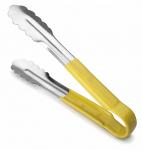 Щипцы универс. желтая ручка «Проотель»; сталь,резина; L=30см ProHotel UT12HVYL