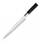 Нож кухонный д/сашими односторонняя заточка сталь нерж.,пластик; L=32/21см Sekiryu SRP400