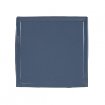 Тарелка квадратная 240 мм синяя Corone