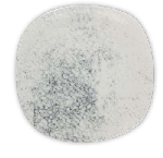 Тарелка квадратная SMOKY фарфор, 220x220 мм, h 20 мм, белый Porland 184422 SMOKY