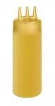 Емкость д/соусов с тремя носиками пластик; 690мл; D=7,H=26см; желт. Prohotel JSP24/JD-JSP24