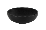 Салатник полуглубокий BLACK фарфор, 95 мл, d 100 мм, h 33 мм, черный Porland 368109 черный