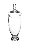 Ваза д/сервировки с крышкой; стекло; 3л; D=137, H=425 мм; прозр. Неман 11048/1вел