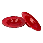 Набор глубоких тарелок для пасты Сизонс 500 мл, 250 мм, красный (2 предмета) Porland POR0068