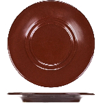 Блюдце «Шоколад»; фарфор; D=155мм, H=20мм; тем.корич. Борисовская Керамика ФРФ88801437