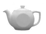 Чайник «Америка»; фарфор; 400мл; D=10,H=8,L=18см; белый Lubiana 1020