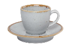 Чашка кофейная GREY фарфор, 90 мл, d 65 мм, h 53 мм, серый Porland 312109 серый