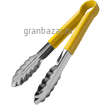 Щипцы желтая ручка «Проотель» сталь,резина; L=240/85,B=40мм Prohotel UT09HVYL